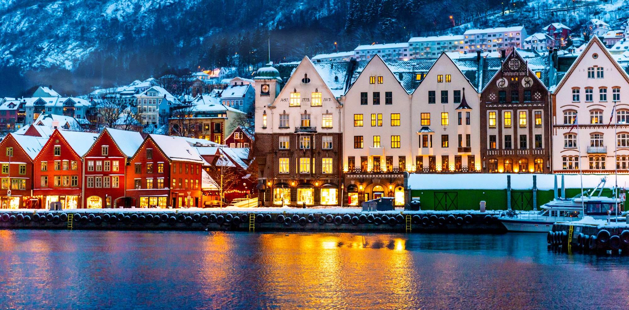 Bergen city in Norway