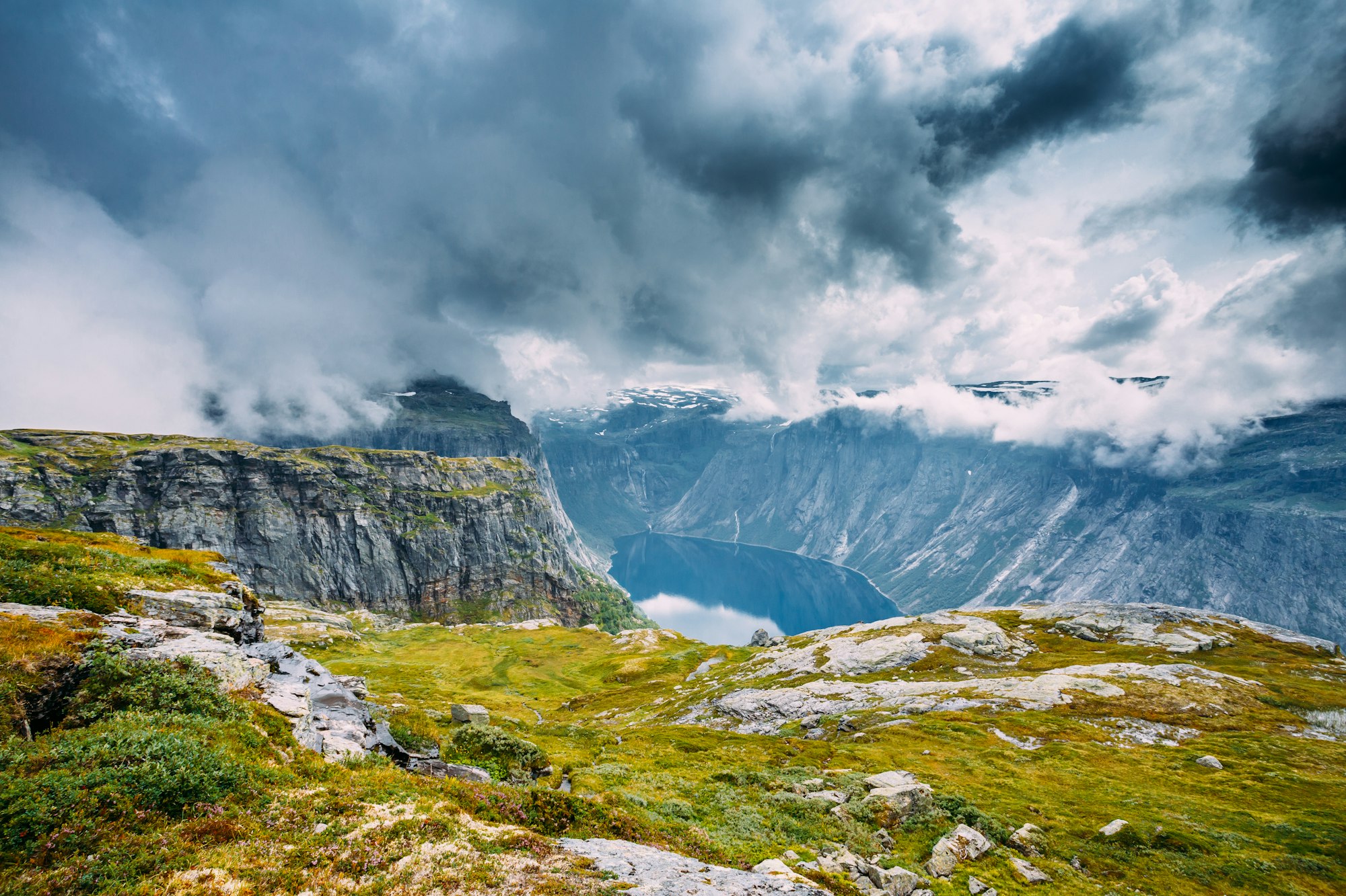 Mountains Landscape in Norway. Scandinavia.